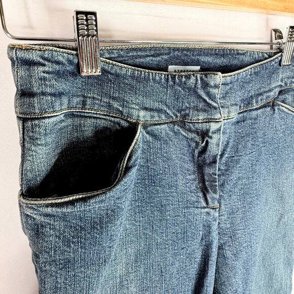 Jones NY Sport Petite Low Rise Straight Leg Jeans - Picture 5 of 7